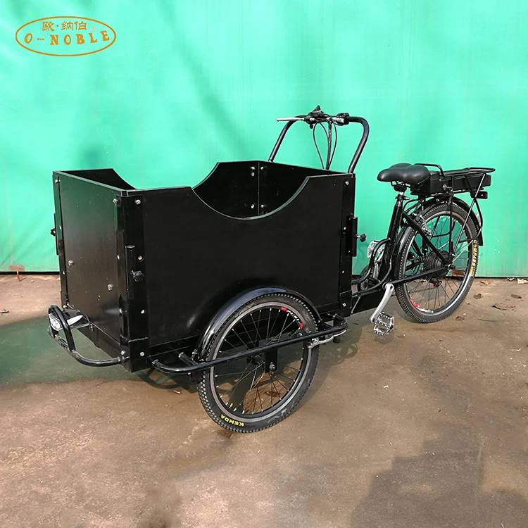 Bicycle with cargo box new design bike electric modern 3 wheel tricycle