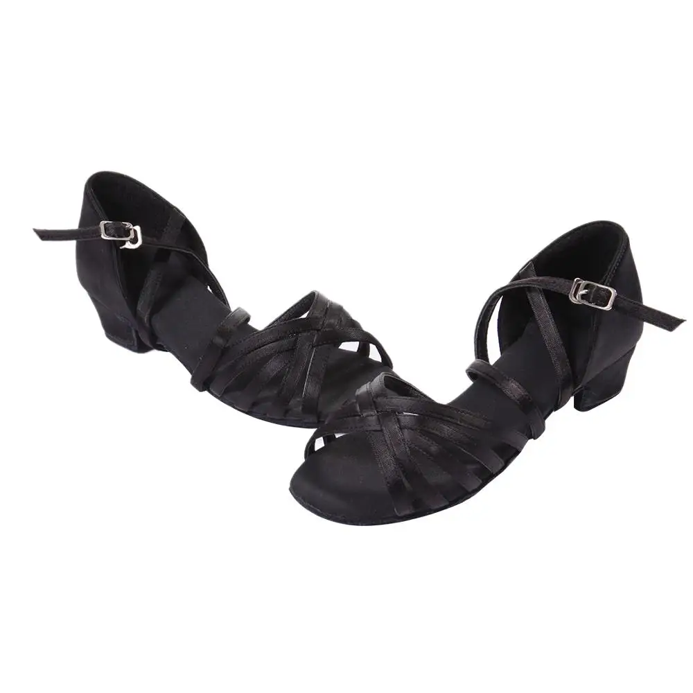 
Wholesale Price Leather Flat Ballroom Women Ballroom Salsa Dance Shoes Girls Latin Shoes 