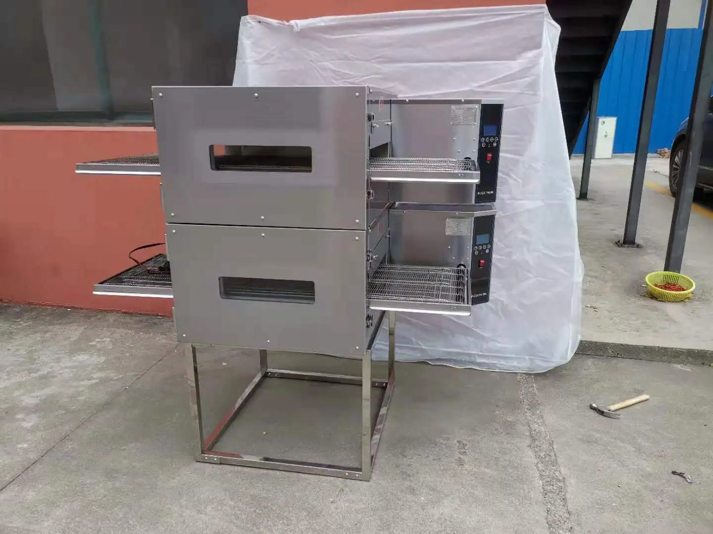  Official sales of high-performance commercial high-efficiency baking gas delivery stainless steel pizza