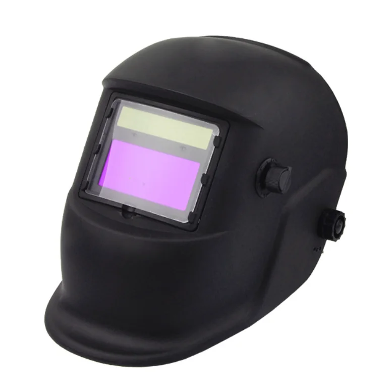 EN379 large visible screen solar automatic adjustable welder mask headband welding mask shield hood