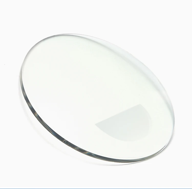 Cheapest wholesale lens optical eyeglasses white 1.56 flat top bifocal lenses