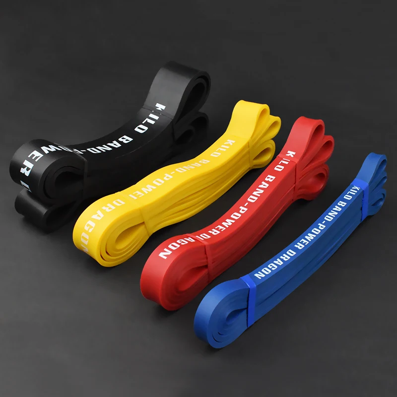 Fitness Gum Custom LOGO Elastic Rubber Bands For Fitness Workout Equipment Training Exercise Gym Strength Latex Resistance Bands