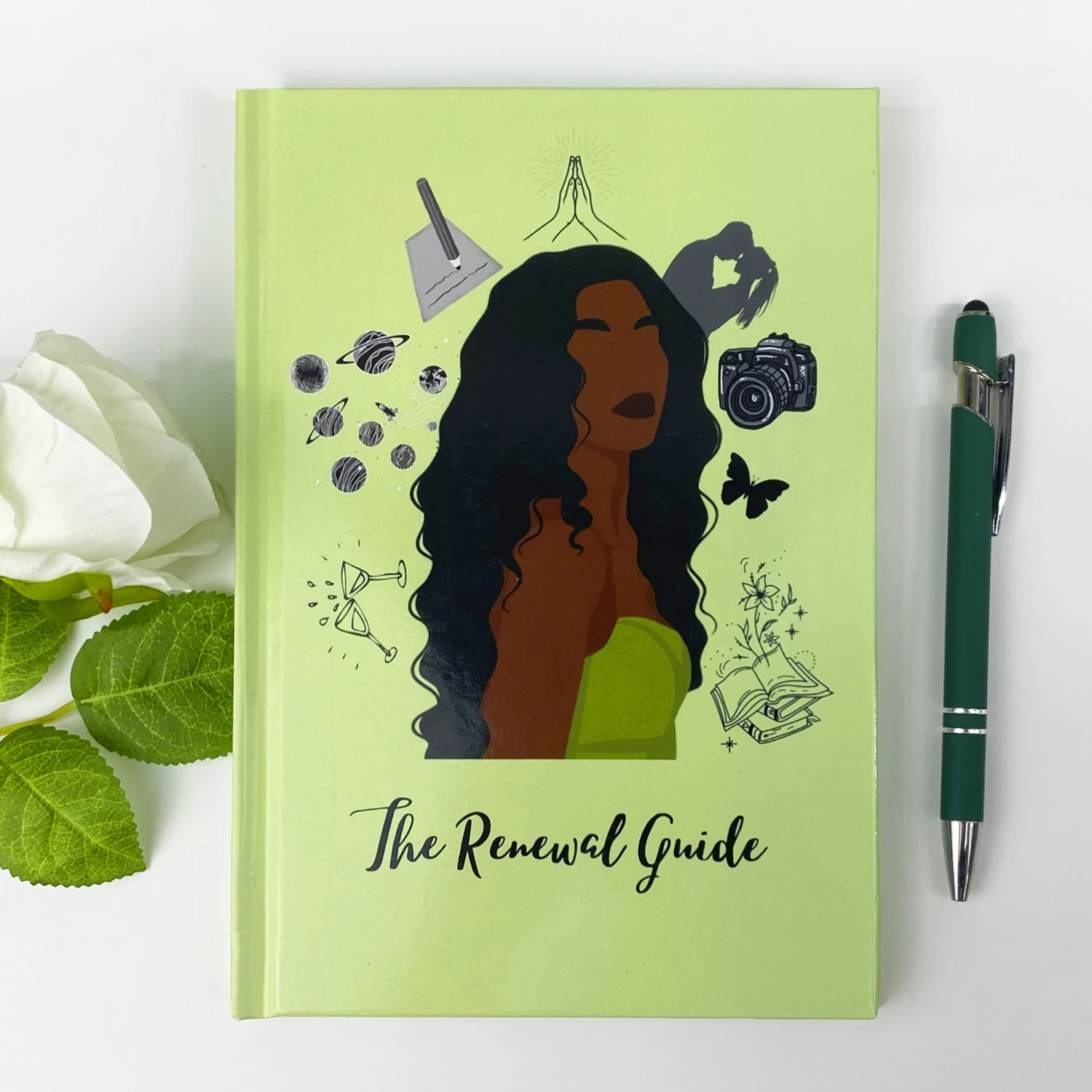 2025 2026 печать на заказ, Женский журнал в твердом переплете, самозабота, духовный журнал любви