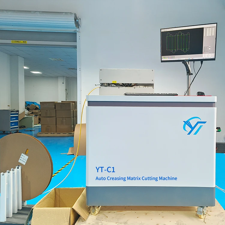 Automatic pvc creasing matrix cutting machine creasing matrix die cutter for sale