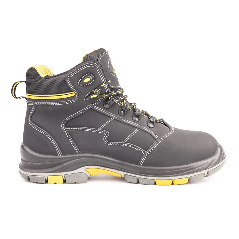 Heavy Industry Nubuck Waterproof Safety Shoes Anti Static ESD Protective Work Boots