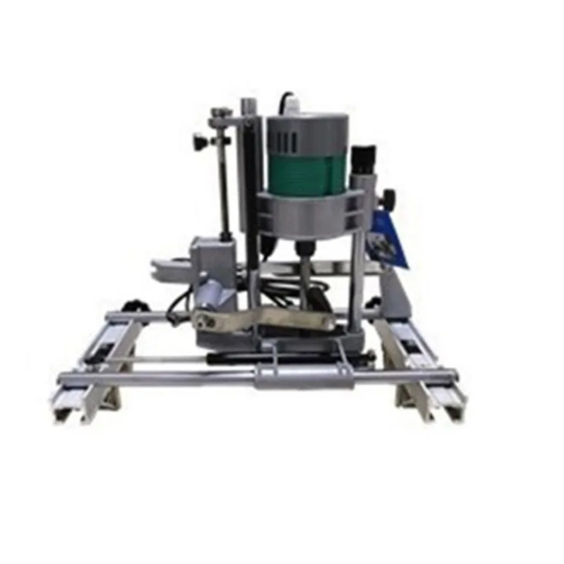 Portable wooden lock punching woodworking blinking slotting machine drilling machine woodworking slotting machine