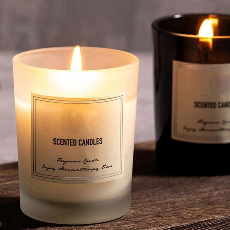 Custom Label Luxury High Quality Trendy Candles With Jar Box Scented Soy Wax Candles For Birthday Valentines Gift Candle