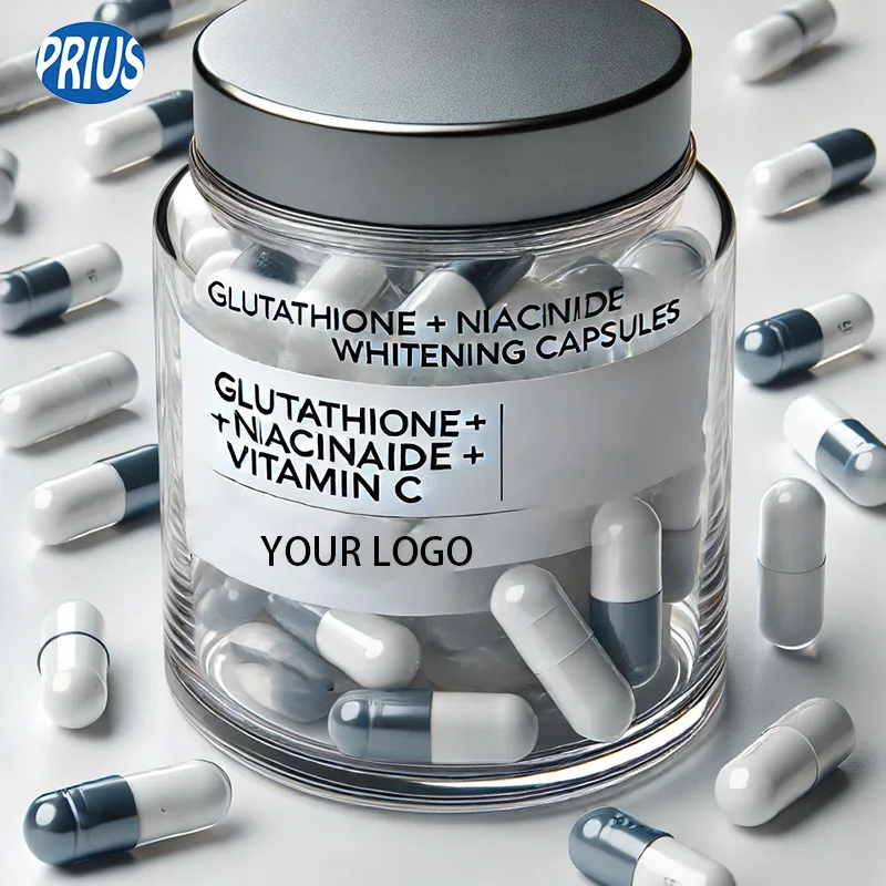 Private Label Whitening Capsules Niacinamide L-Glutathione Vitamin C 500mg Glutathione Capsules