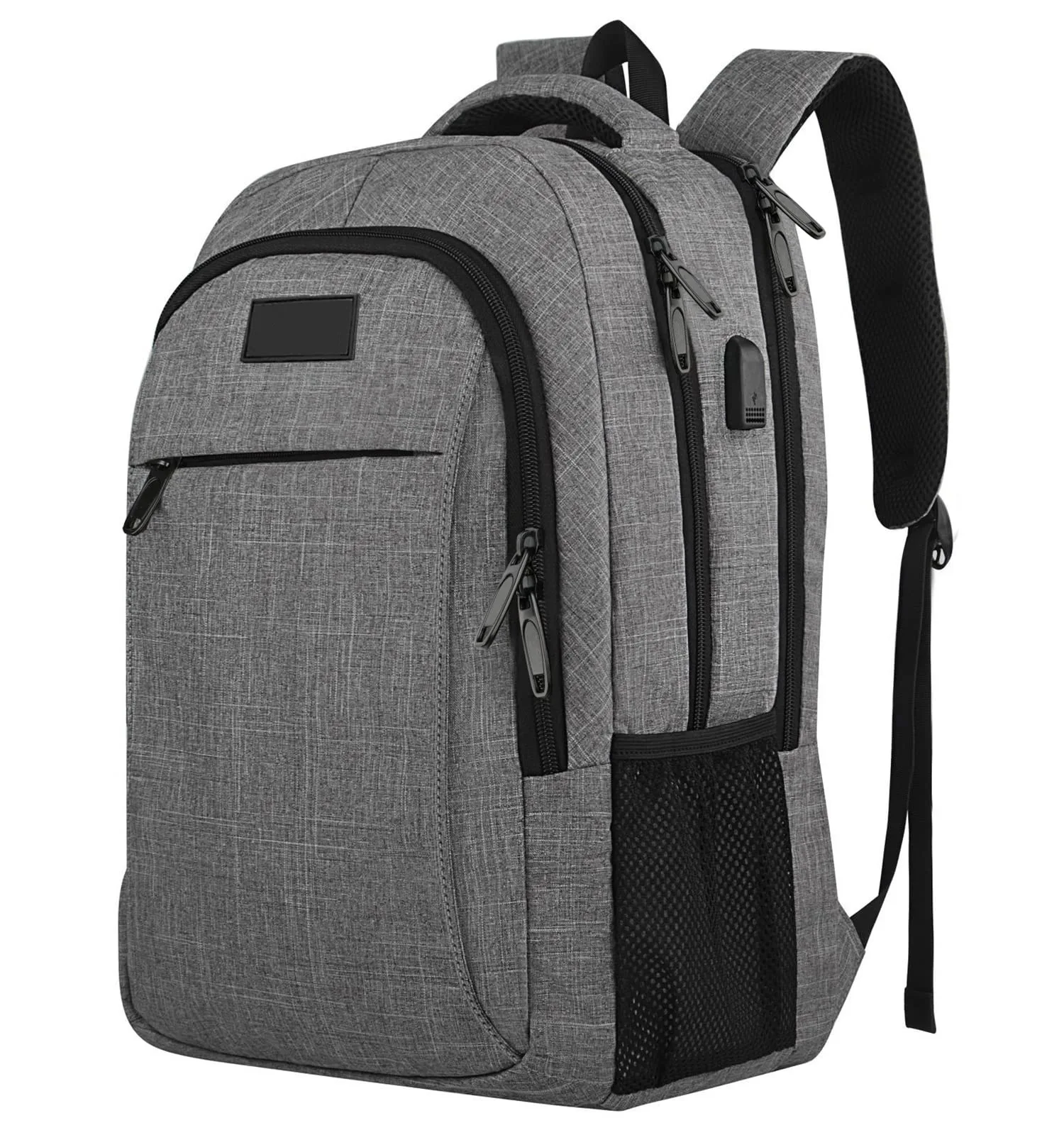 Hot sale nylon business backpack large capacity waterproof multi-funtional laptop backpack with USB port