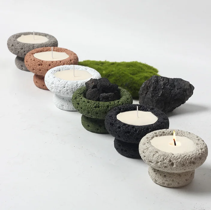 Cement cup Aromatherapy candle styles diverse unique appearance innovative products