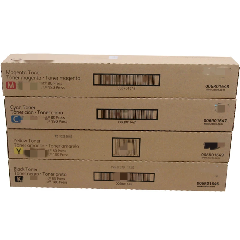 New 006R01646006R01647006R01648006R01649 Toner Cartridge for Xerox Versant 80 180 Press Toner Kit CMYBK