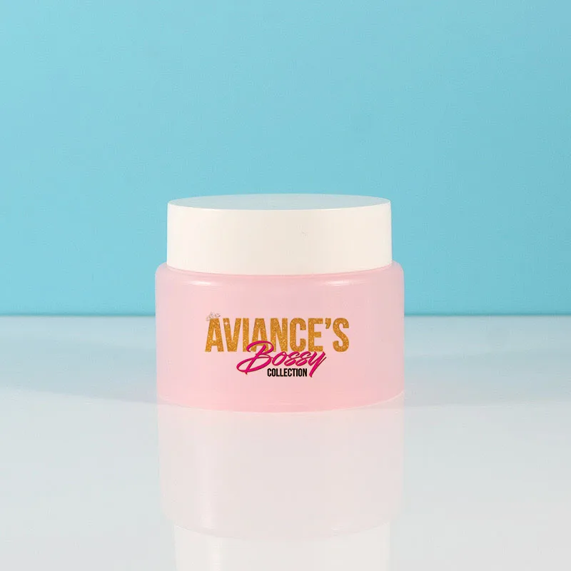 Round pp Plastic Pink 100g Face Cream Night Cream Day Cream jar supports custom LOGO