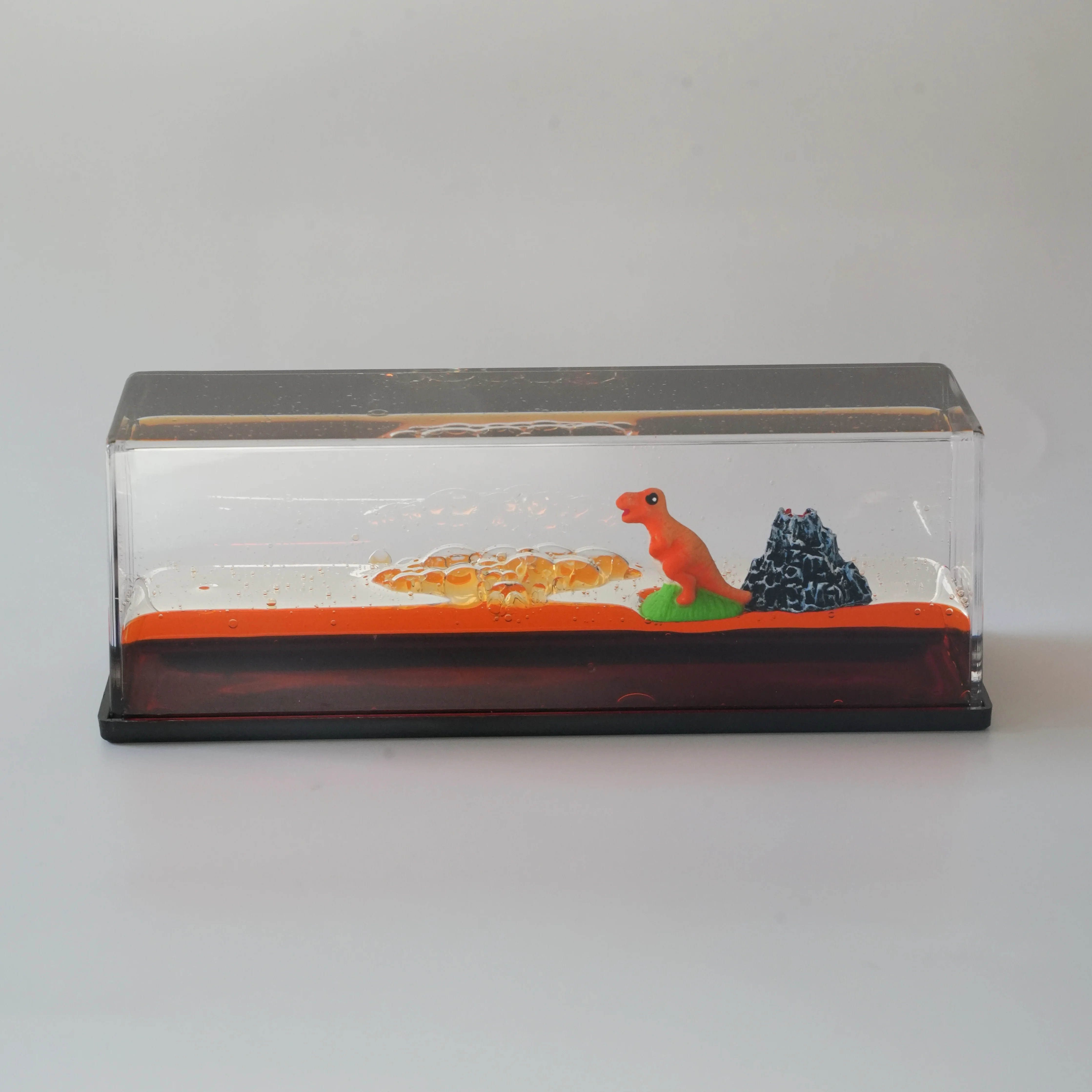 Unsinkable Military Ship Boat in a Box Liquid Wave Cruise Ship Decoration for Car Display Cases and Gifts