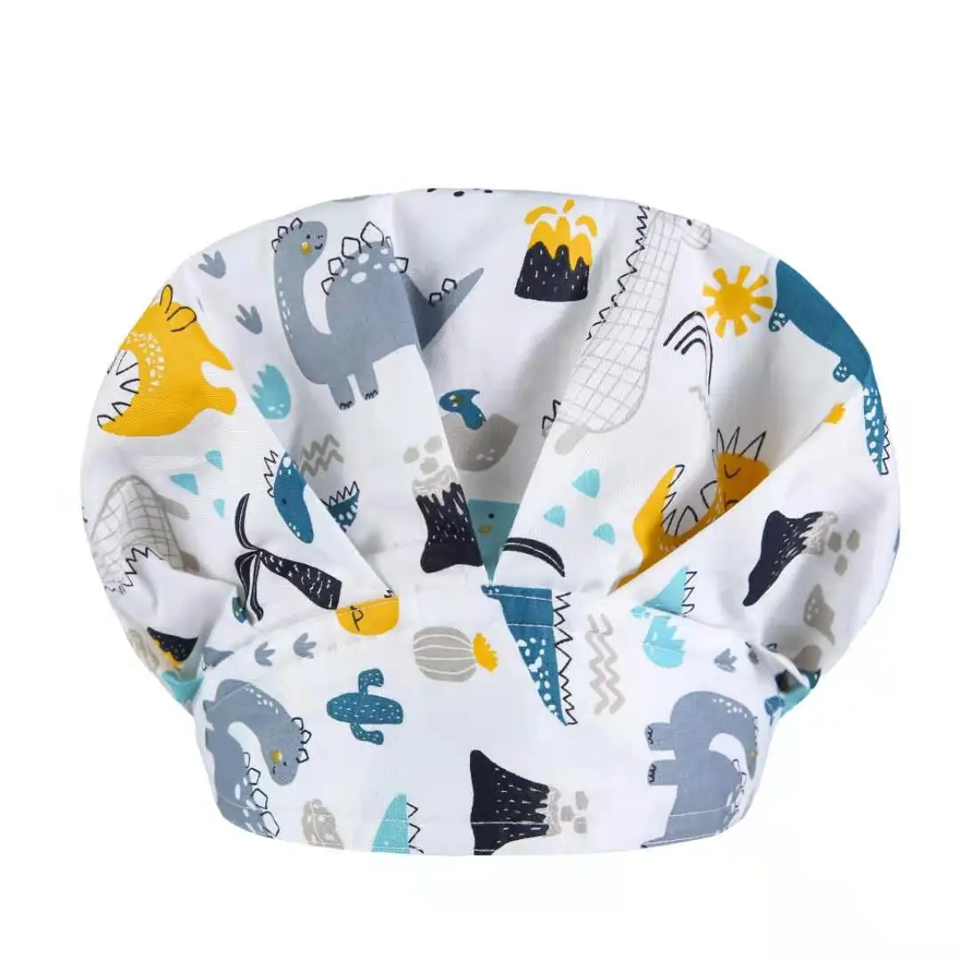 Operating room doctors and nurses dental surgery clinic cotton woven puffy caps