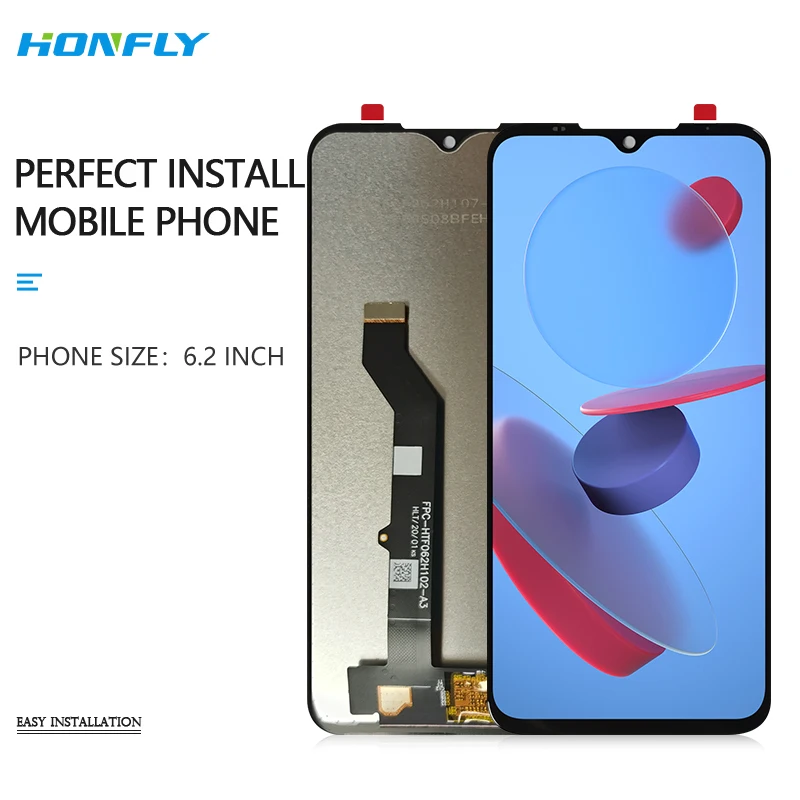 Honfly Wholesales Mobile phone for MOTO E2020 lcd display touch screen Digitizer Assembly for Motorola MOTO E 2020 xt2052 lcd