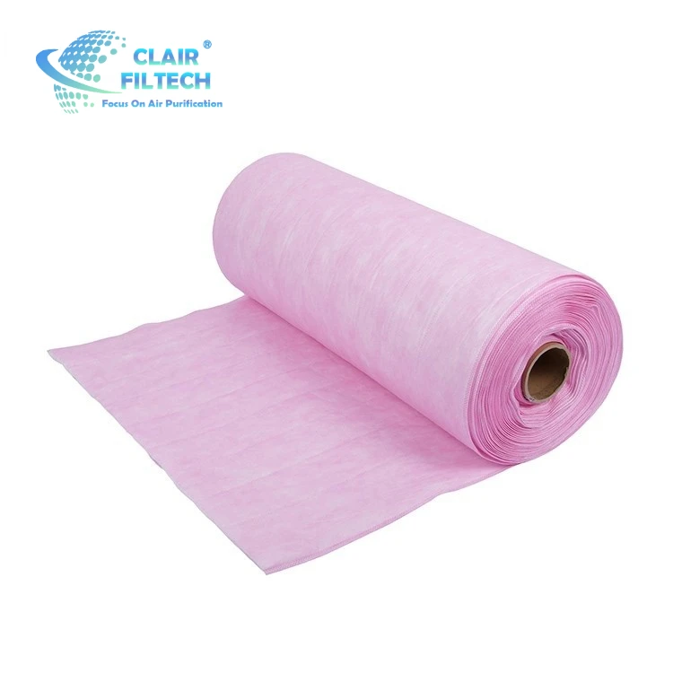 Synthetic Non-woven Filter Air Or Mat Filter Air Synthetic Pocket Air Filter Media