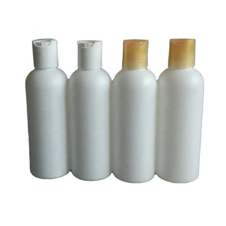 120ml plastic body lotion HDPE bottle with disc top cap for cosmetics