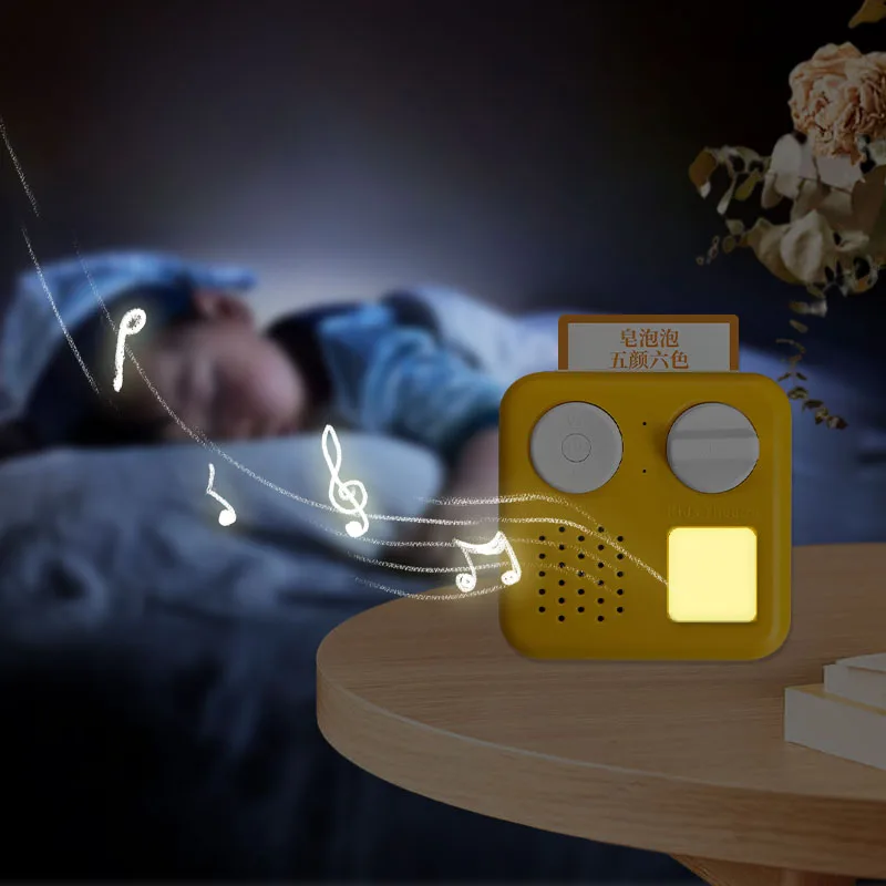 Customized Rechargeable Kids Early Learning Storyteller Mini Audio Player for Preschool Education