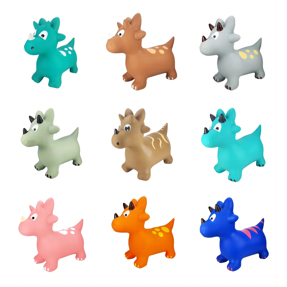 Rubber Colorful Soft Paly OEM ODM Exercise Kids Balance Bouncy Lion Hopper Animal Hopper For Kids