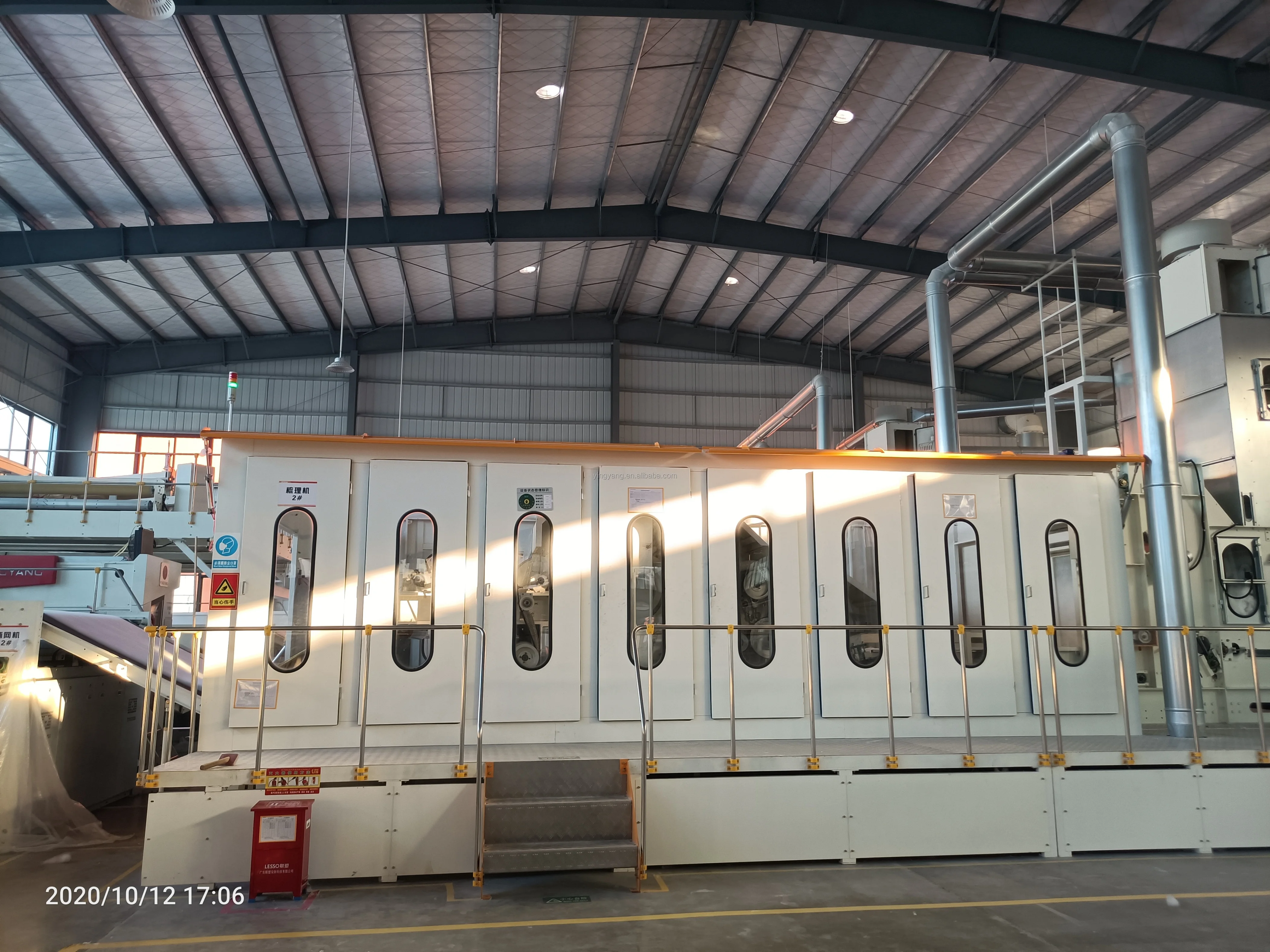 AIR FILTRATION NONWOVEN MACHINE FILTER FELT NEEDLE PUNCHING PRODUCTION LINE CROSS LAPPER MACHINE