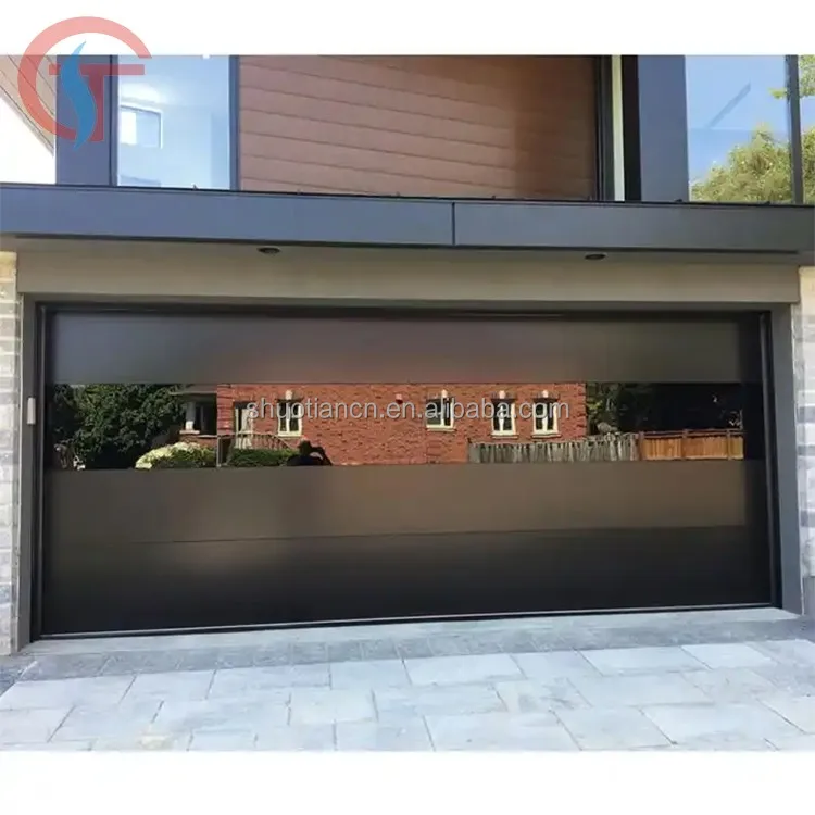 Flush Mount Finish Industrial Sectional Door Transparent Doors Automatic Shutters Rolling Garage Roll Up Doors