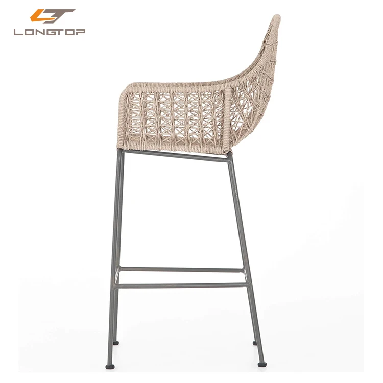 Factory Wholesale Gray Stool Designer High Back Clear Cheap Used Silla Bar Barstool