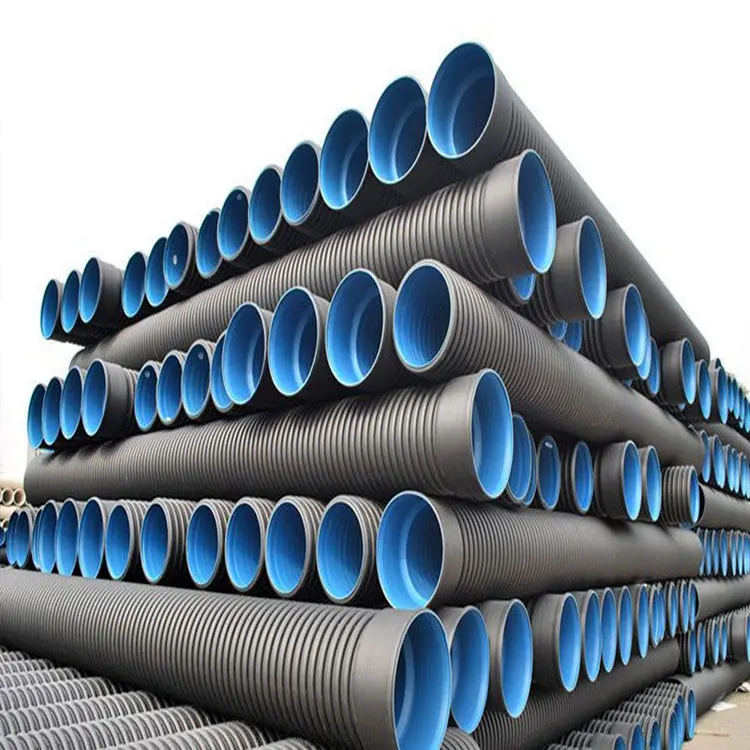 Polyethylene Pe Culvert Hdpe Double Wall Corrugated Poly Subsoil Drainage Pipe Specifications