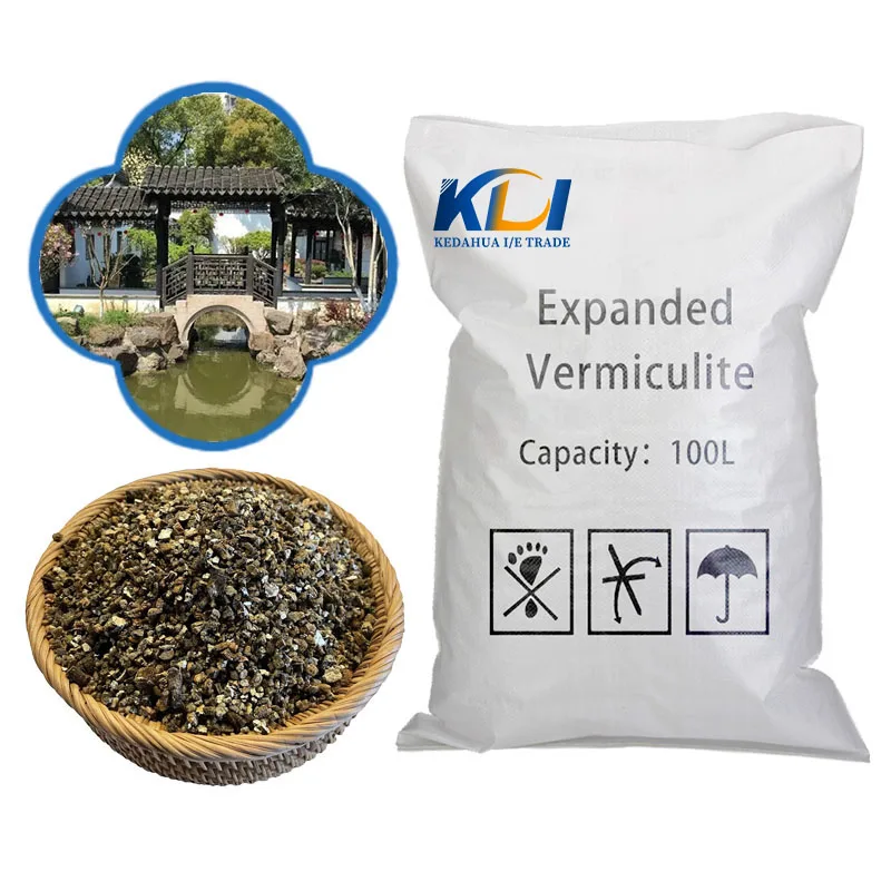 Direct sale for cultivating seedlings vermiculite 0-3mm expanded vermiculite gold color vermiculite