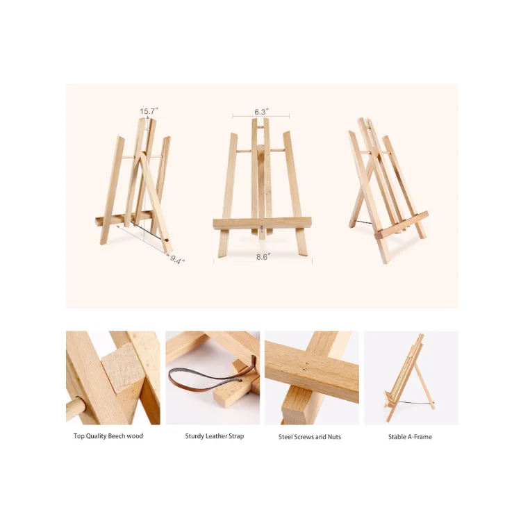 
Restoring ancient ways multipurpose universal practical high display shelf mini easel wood 