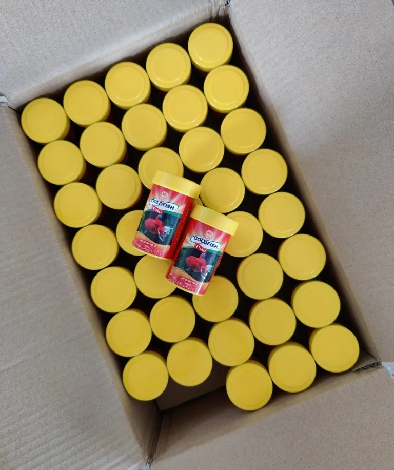 Bulk gold fish flake of flakes fish food