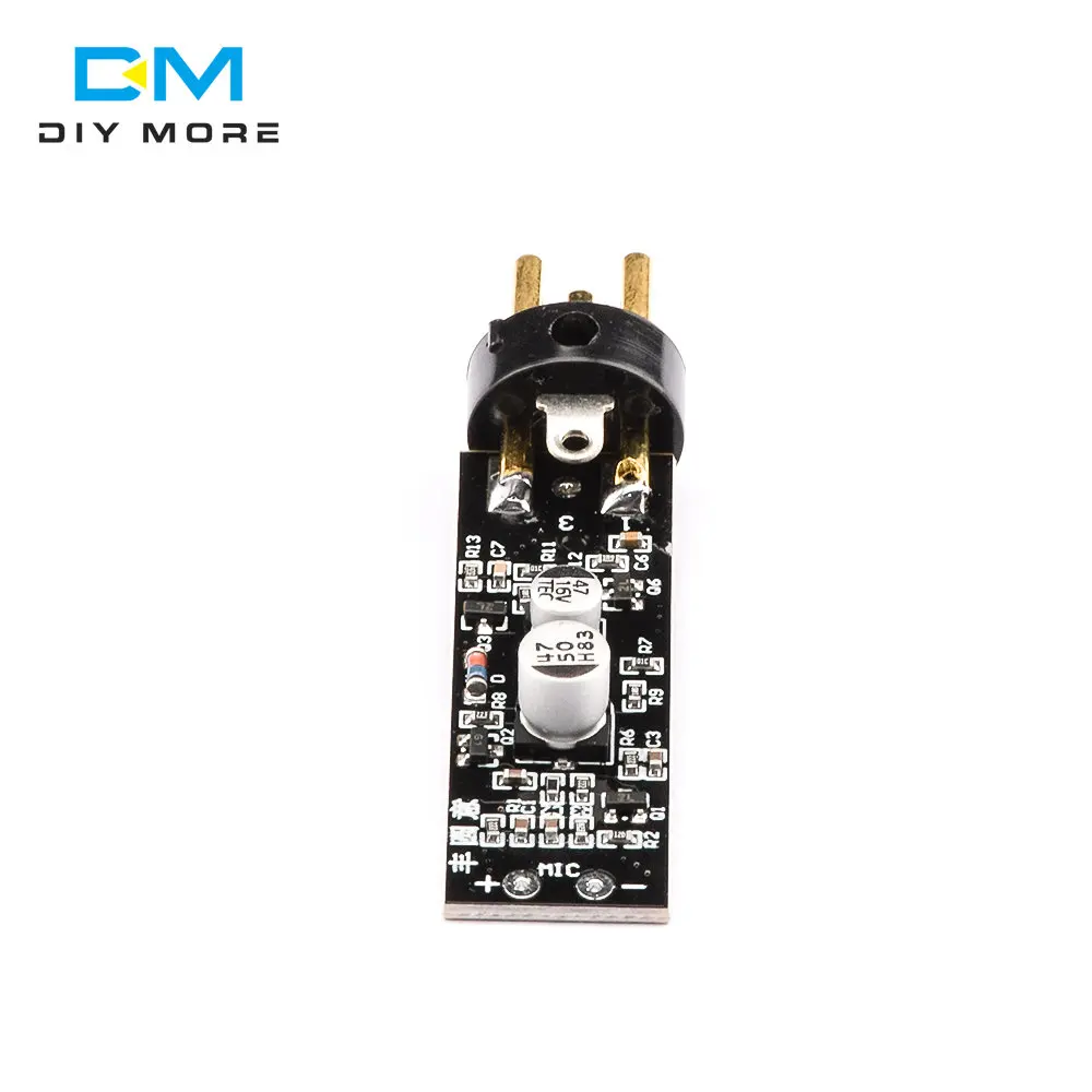 Microphone Amplifier Board 48V Phantom Power Electret Condenser Electret Capacitor 250 ohms Amplifier Module