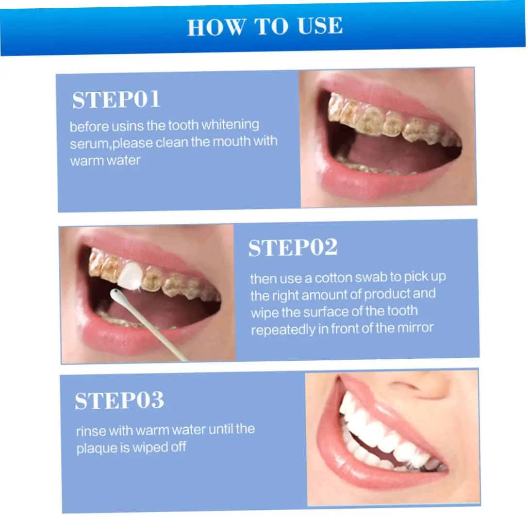 OEM Фирменная отбеливающая Сыворотка для зубов порошок гигиены полости рта чистящая сыворотка удаляет зубной налет