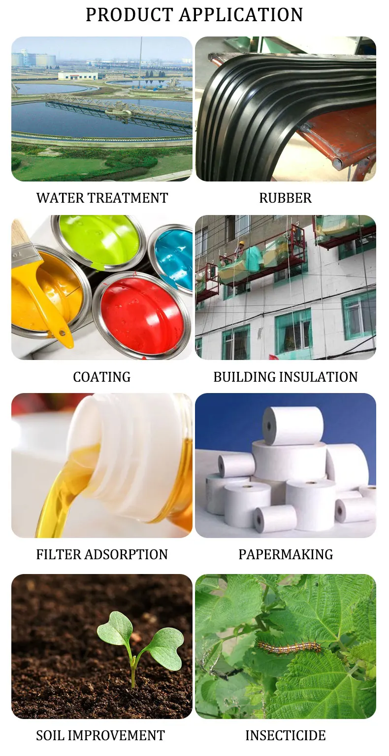 Diatomite for High Efficiency Fertilizer Celite Pesticide Celatom Powder Agricultural Diatomaceous Earth Soil Improvement