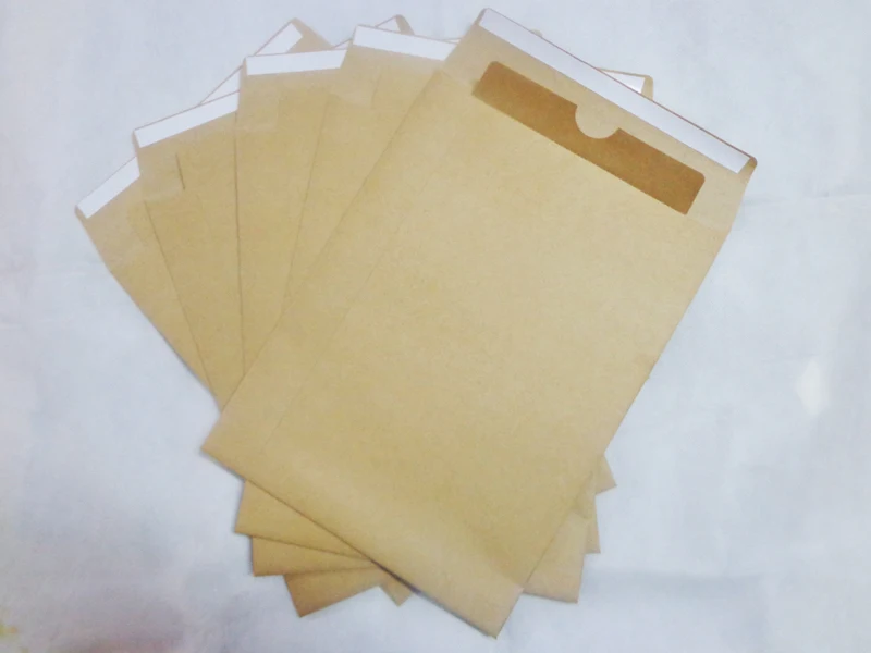 Security  envelope  or Customized high class kraft paper gift invitation envelope white envelope