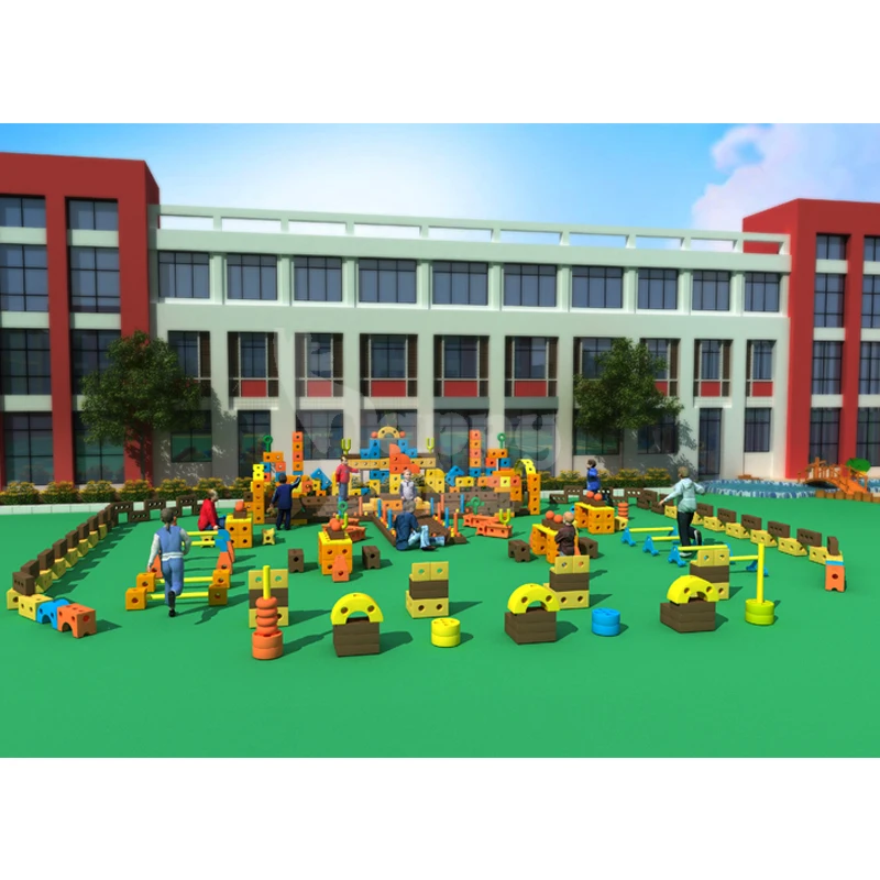 Wholesale Colorful DIY EVA Foam Building Blocks Educational Toys Interactive Play Blocks for Soft Playground Indoor Playarea