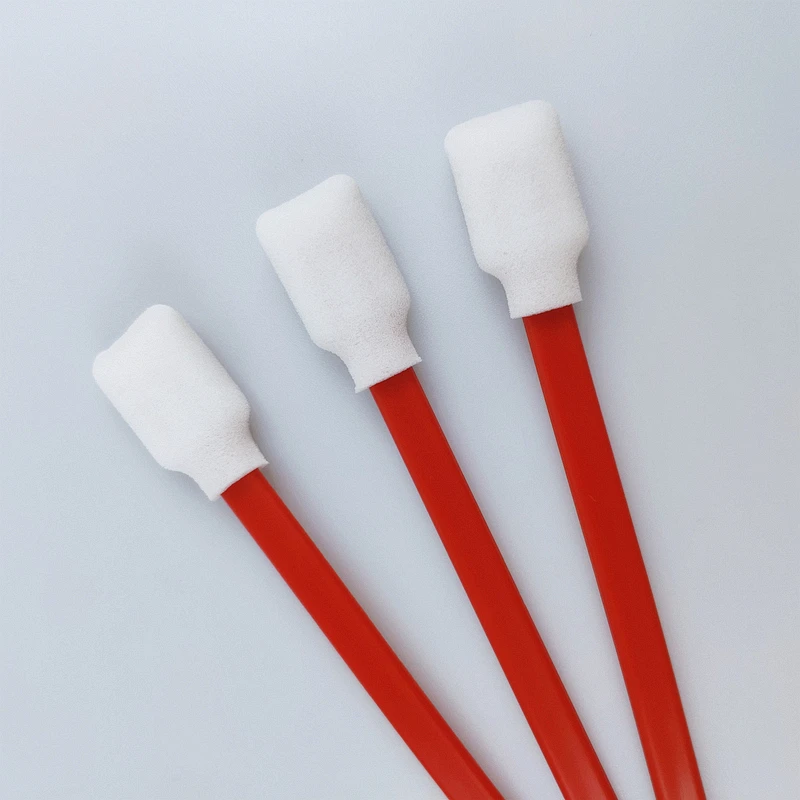 50 PCS Cleanroom Foam Swab Square Head Printhead Car Slot Clean Swab