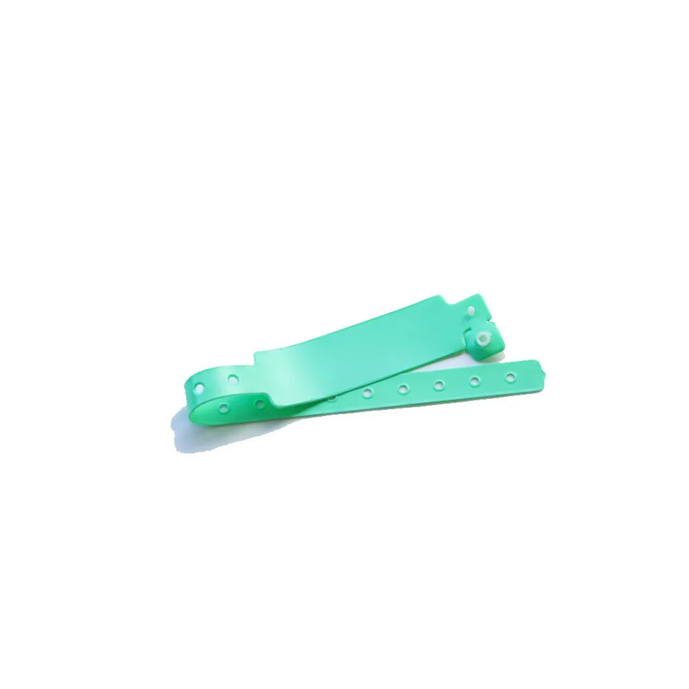Comfortable Plastic PVC  for Hospital Vinyl Wrist Band Adult Children Waterproof Plastic Disposable ID bracelet wristband