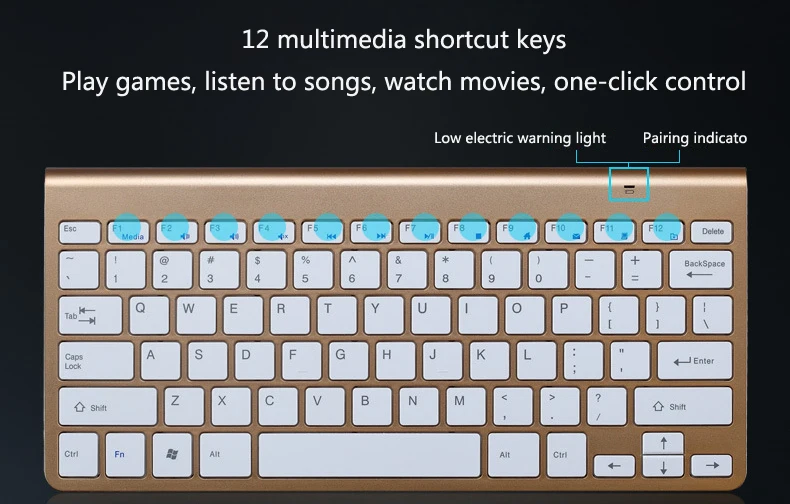 2.4G Wireless Keyboard and Mouse Combo Russian/Spanish/English/Arabic Mini Multimedia Keyboard Mouse Set For Laptop PC