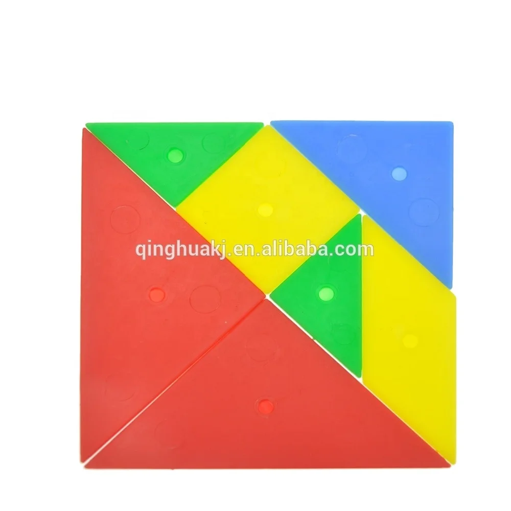 Обучающие пластиковые игрушки-пазлы tangram для