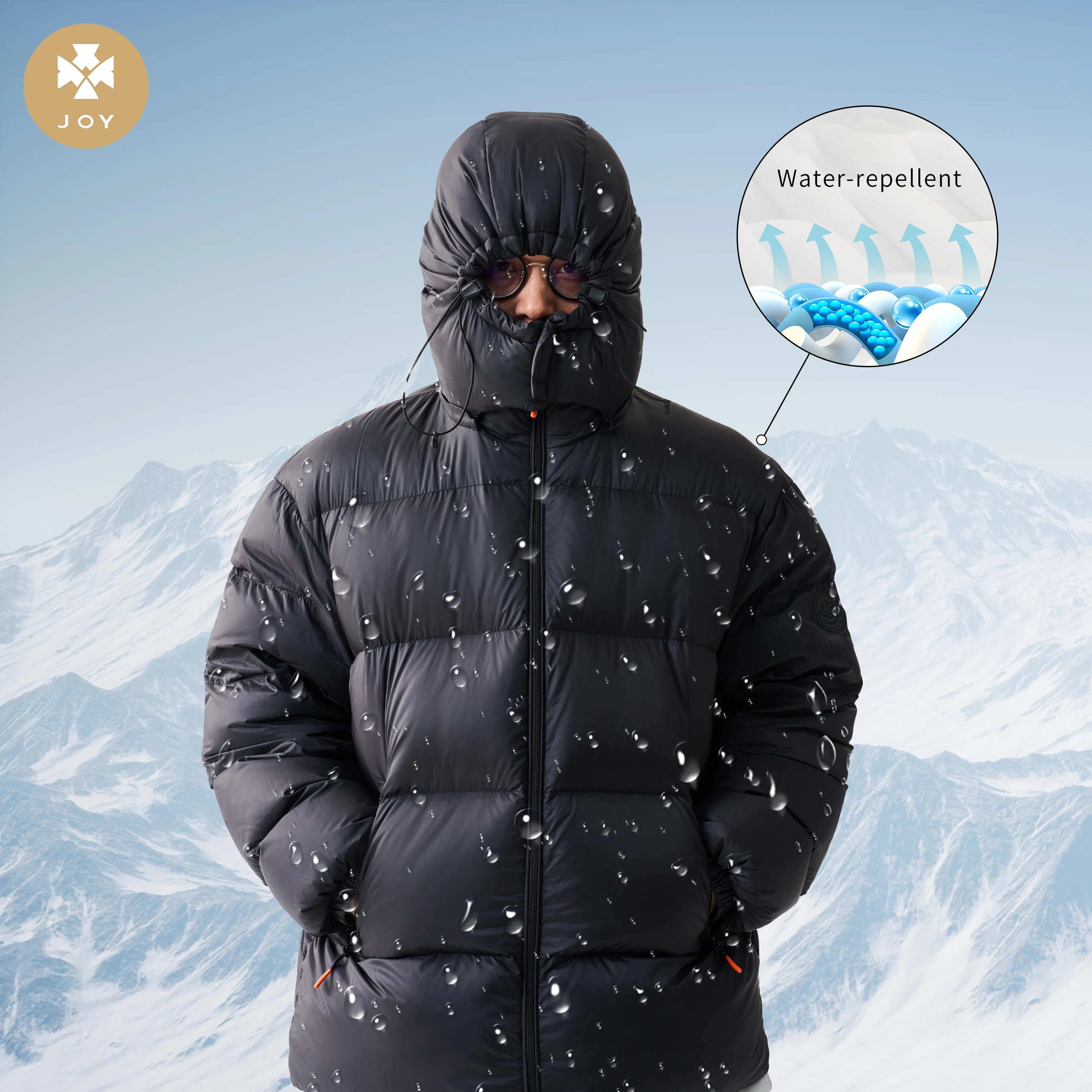 Custom parents and kids long down jacket high quality white duck down filler thick puffer coat women winter clothes jacket