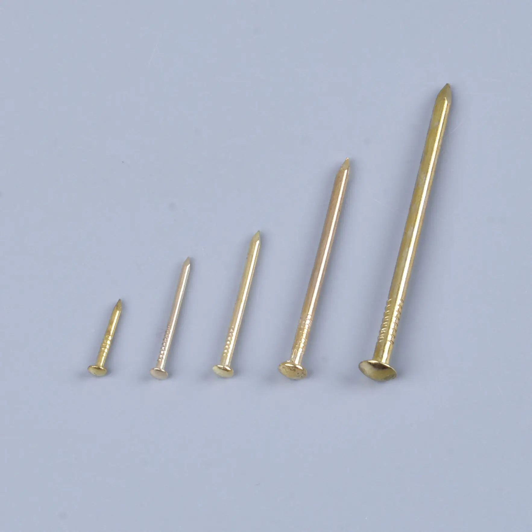 Shanfeng Metal Small Size Copper Plated Frame Nails For Hanging Pictures