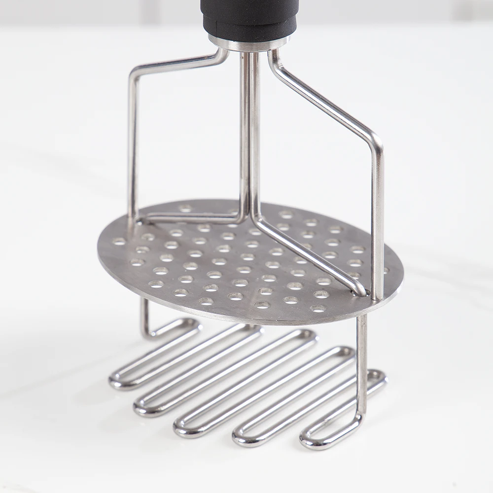 Multi Purpose double layer Stainless Steel Kitchen Potato Masher Ricers Presser