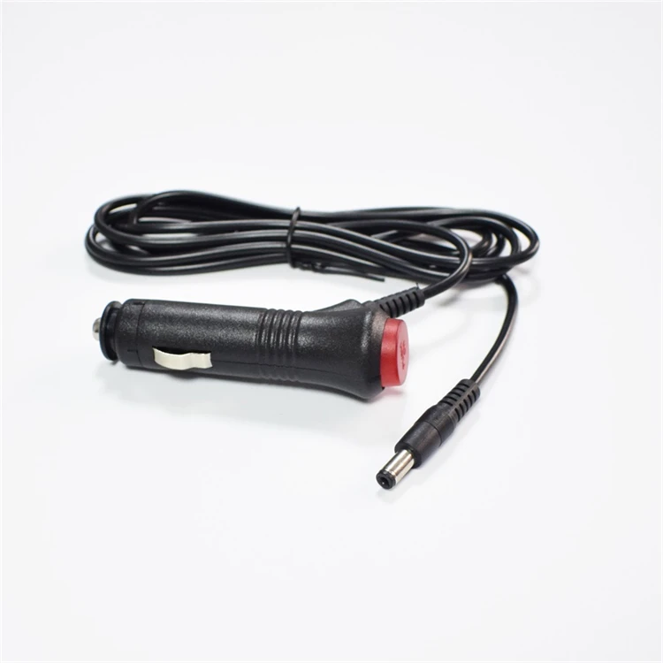 12V24V прикуриватель штекер к DC 5 5x2 1 мм Автомобильный адаптер удлинитель с переключателем для заднего массажера Camera-5.9ft