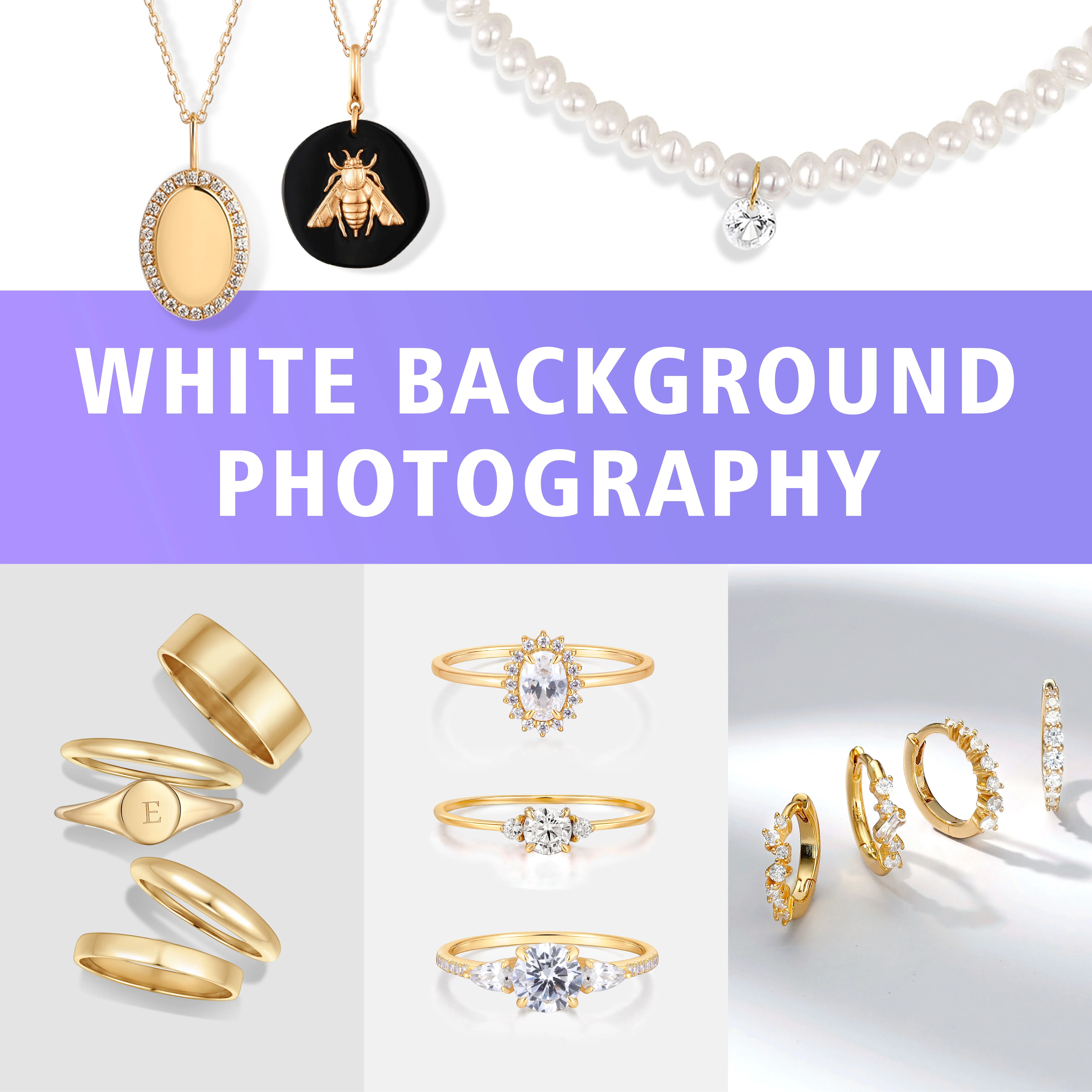 Jewelry Popular Short Video Product Shooting Service Professional Video Shooting 360 Video Editing Retouching for Web Store