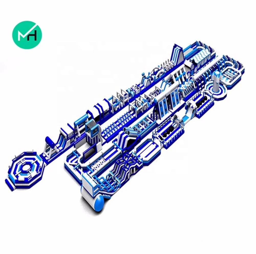 High Quality Outdoor Giant Boot Camp Inflatable Obstacle Course for Sale