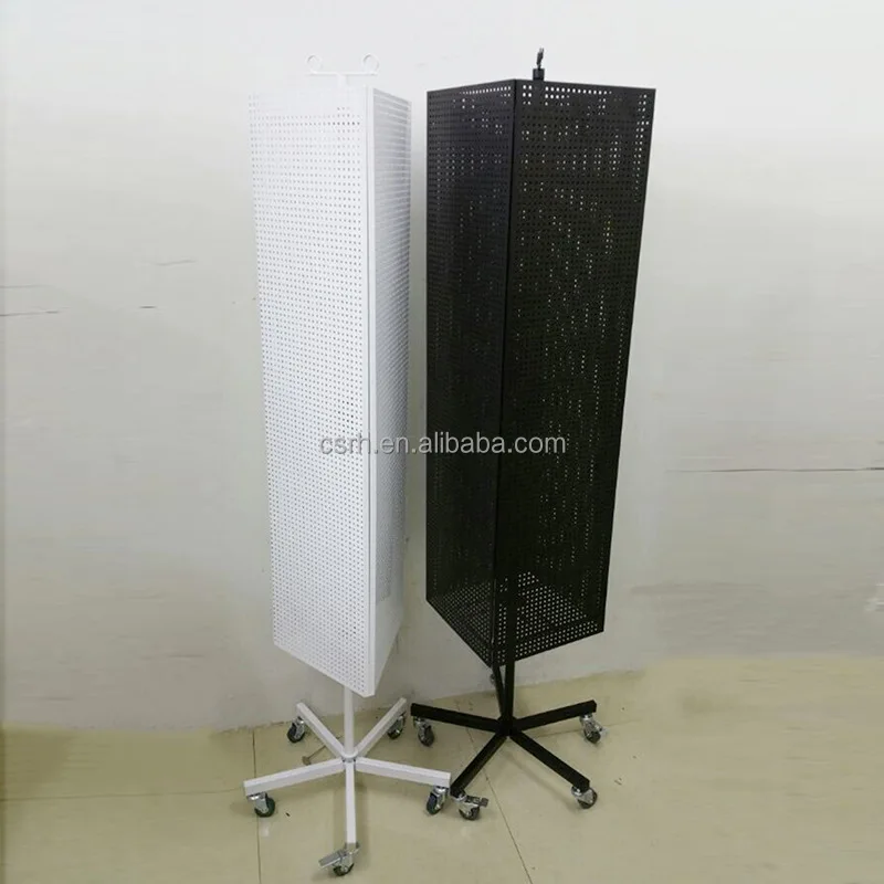RH-DR09 Pegboard rotating display rack