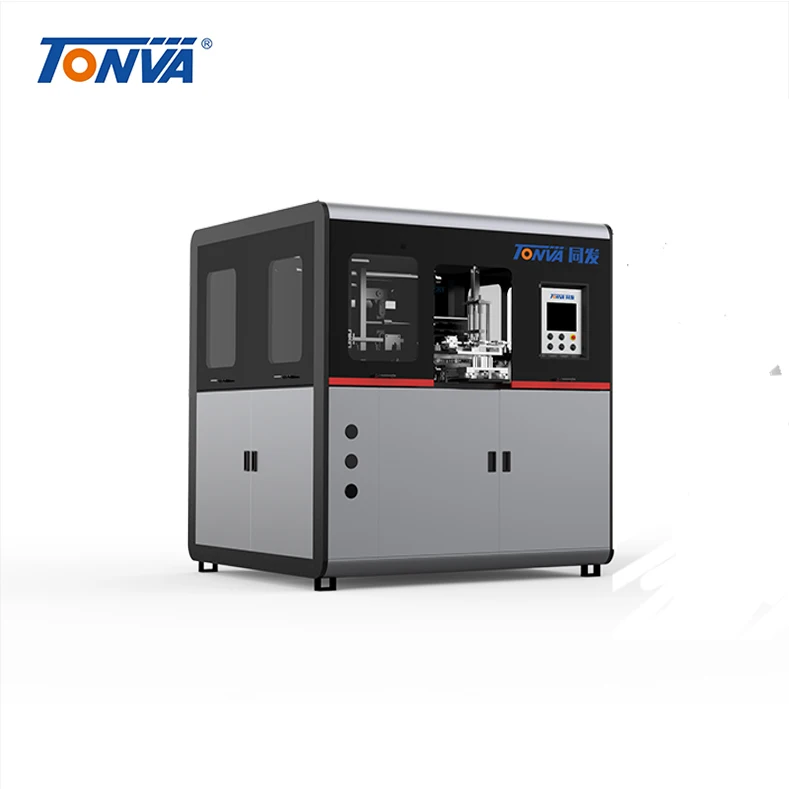 Nut Cans plastic Hand feeding  PET blow molding machine manufacturer