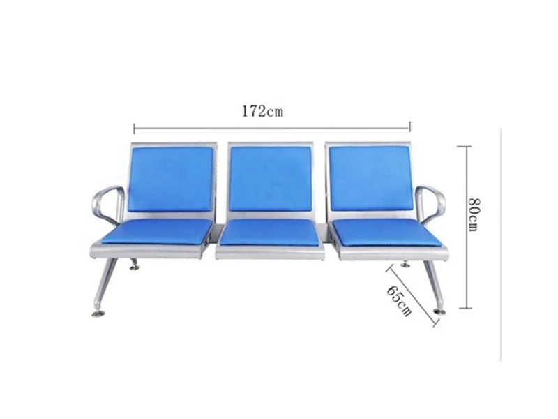 hot selling Customer Waiting Room Seating Chairs Use Airport Chair Waiting Chairs