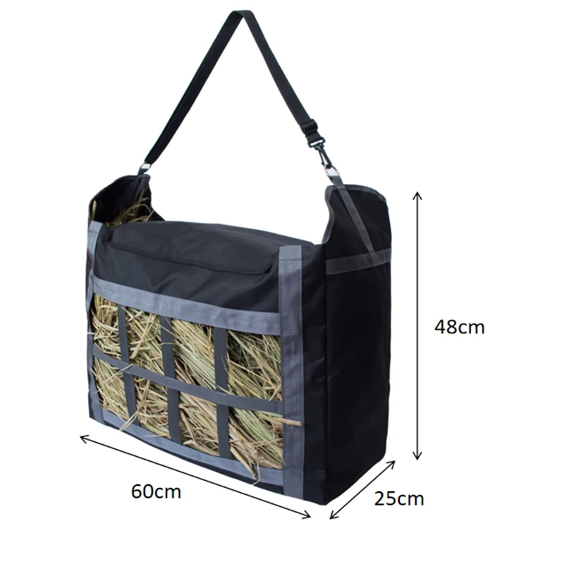 Extra Large Capacity Heavy-Duty Bale Bags for Horse Feed Wear-Resisting Equestrian Hay Tote Bag Durable Durable Horse Products