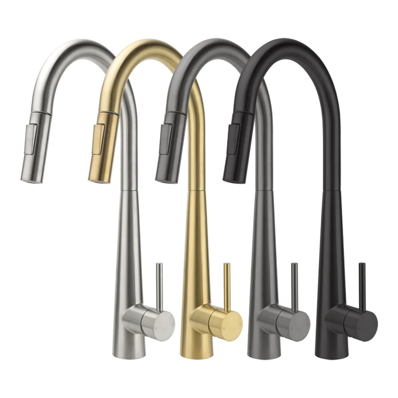 Australian Standard Watermark Water Tap Modern Pull Down Kitchen Water Tap Faucets Pull Out Faucet For Kitchen Sink
